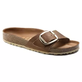 Сандалии Birkenstock Madrid Big Buckle narrow, коричневый