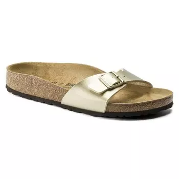 Сандалии Birkenstock Madrid Birko-Flor narrow, золотой