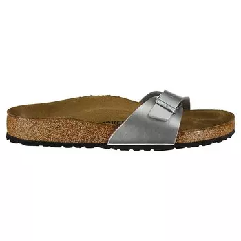 Сандалии Birkenstock Madrid Birko Flor, серебряный