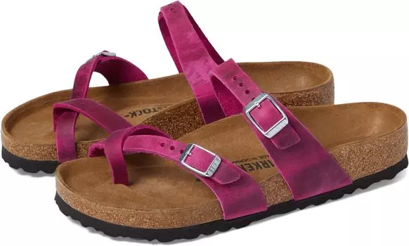 Сандалии Birkenstock Mayari Oiled Leather, цвет Festival Fuchsia Oiled Leather