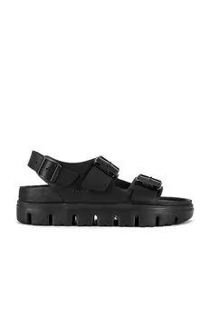 Сандалии BIRKENSTOCK Milano Exquisite Chunky, цвет Black Leather