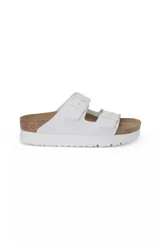 Сандалии Birkenstock на утолщенной подошве, белый