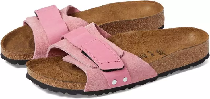 Сандалии Birkenstock Oita - Suede, цвет Candy Pink Suede