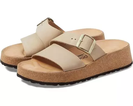 Сандалии Birkenstock Papillio by Birkenstock Almina Platform Sandal - Nubuck, песочный