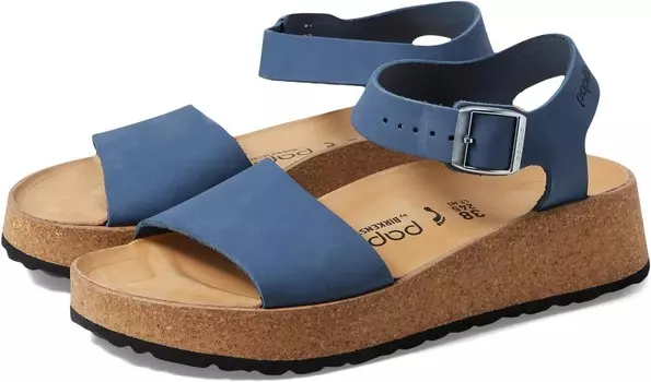 Сандалии Birkenstock Papillio by Birkenstock Glenda Platform Sandal, цвет Elemental Blue
