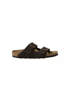 Сандалии Birkenstock с пряжками, коричневый