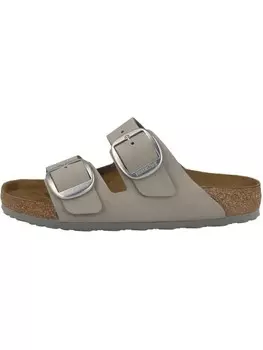 Сандалии Birkenstock Sandale Arizona Big Buckle Nubukleder normal, светло-серый