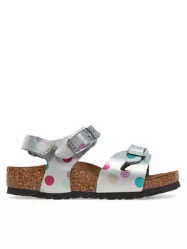 Сандалии Birkenstock, серебряный
