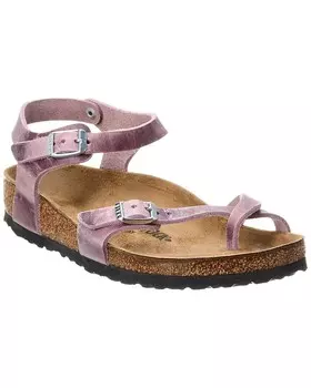 Сандалии Birkenstock Taormina из восковой кожи, фиолетовый