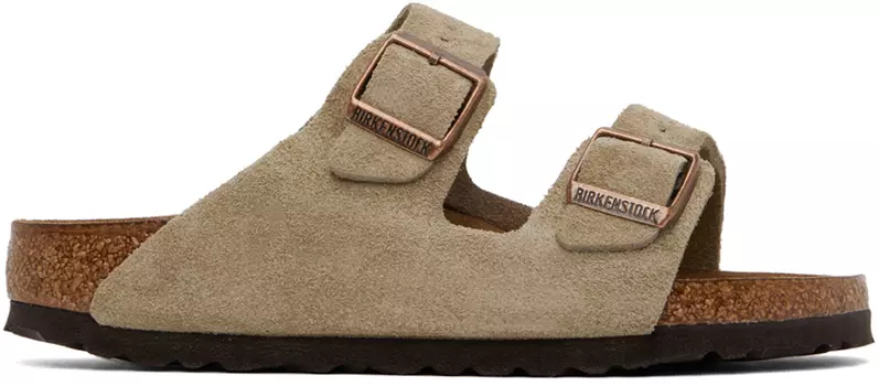 Сандалии Birkenstock Taupe Arizona с мягкой стелькой