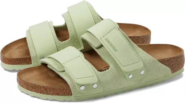 Сандалии Birkenstock Uji - Nubuck/Suede, цвет Faded Lime