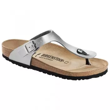 Сандалии Birkenstock Women's Gizeh BF 9, серебряный