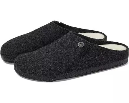 Сандалии Birkenstock Zermatt Shearling (Unisex), цвет Anthracite Wool/Shearling