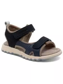 Сандалии bisgaard, цвет dunkelblau/beige