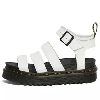 Сандалии blaire leather strap sandals white Dr. Martens, белый