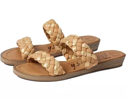 Сандалии Blowfish Malibu Bolley, цвет Dune Mandala/Goldbar Soft Metallic