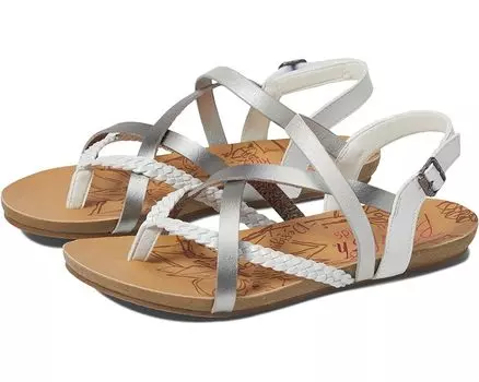 Сандалии Blowfish Malibu Gotcha-K, цвет Pearl White/Tin Die Cut/Silver Cosmic
