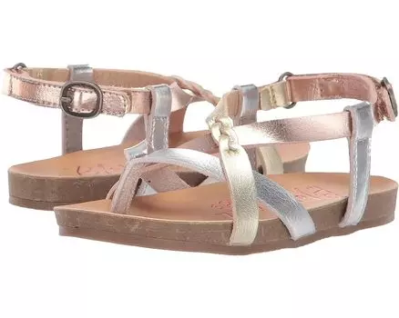 Сандалии Blowfish Malibu Granola B T, цвет Silver/Rose Gold/Gold Dyecut
