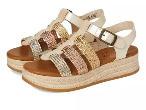 Сандалии Blowfish Malibu Madrid, цвет Cloud/Silver Faux Raffia