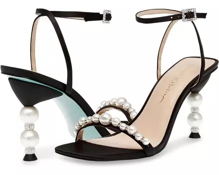 Сандалии Blue by Betsey Johnson Jacy Heeled, черный