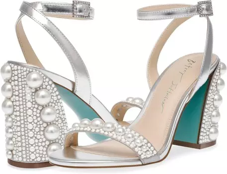 Сандалии Blue by Betsey Johnson Lexi, серебряный