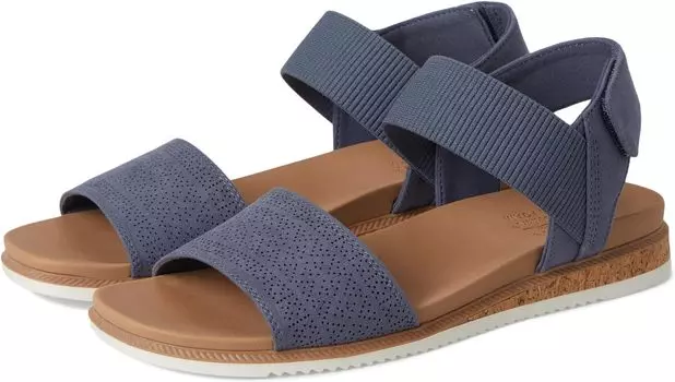 Сандалии BOBS from SKECHERS Desert Kiss Low - Top Look, цвет Slate