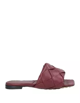 Сандалии Bottega Veneta, бордовый