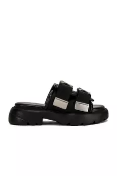 Сандалии Bottega Veneta Flash Buckles, черный
