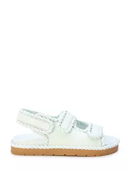 Сандалии Bottega Veneta Jack flat, светло-синий