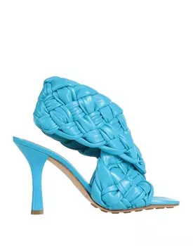 Сандалии Bottega Veneta, лазурный