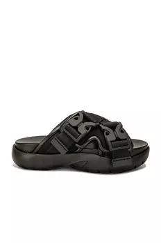 Сандалии Bottega Veneta Slide, черный