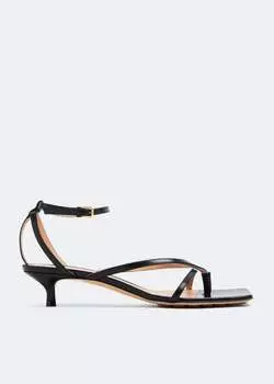 Сандалии Bottega Veneta Stretch Strap, черный