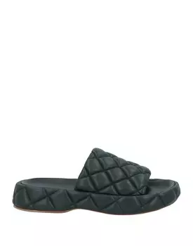 Сандалии Bottega Veneta, темно-зеленый