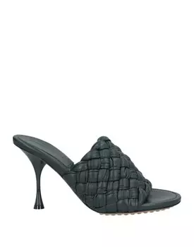 Сандалии Bottega Veneta, темно-зеленый