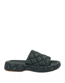 Сандалии Bottega Veneta, темно-зеленый