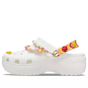 Сандалии breathable white sandals Crocs, белый