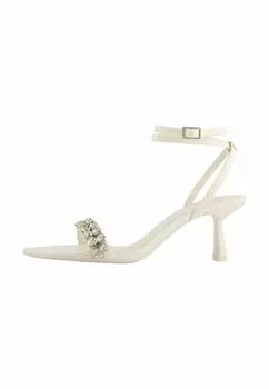Сандалии Bridal shoes Bershka, белый