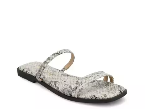 Сандалии Brisa Journee, White/Grey Snake Print