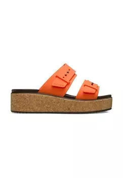 Сандалии BROOKLYN CORK BUCKLE Crocs, оранжевый