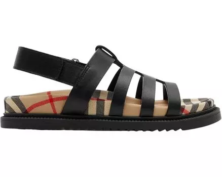 Сандалии Burberry Kids Sam, черный