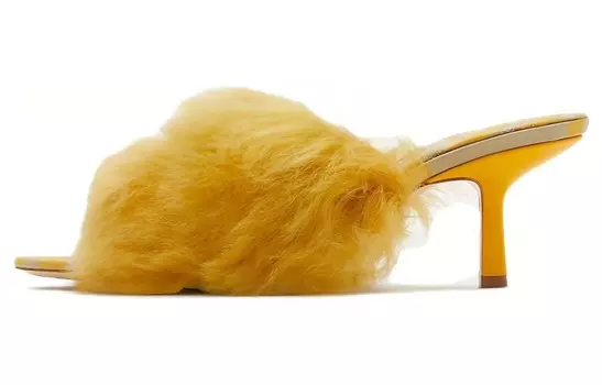 Сандалии Burberry с открытым носком, коричневый