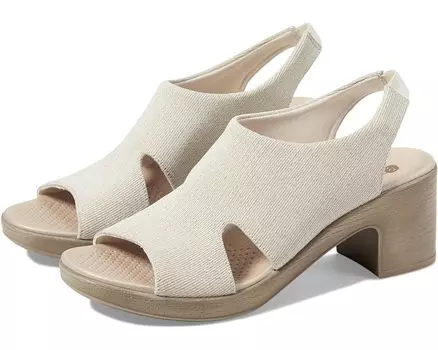 Сандалии Bzees Eden Slingback Strappy, цвет White Fabric