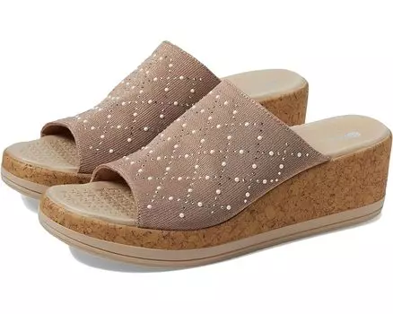 Сандалии Bzees Royal Wedge, цвет Biscotti Shimmer