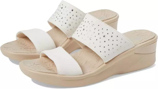 Сандалии Bzees Sienna Bright Wedge Sandals, цвет Sugar White