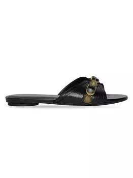 Сандалии Cagole Balenciaga, черный