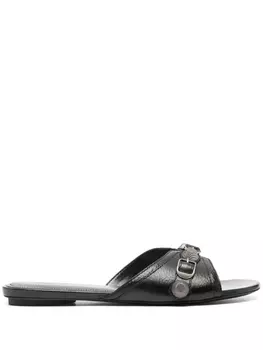 Сандалии Cagole Balenciaga, черный