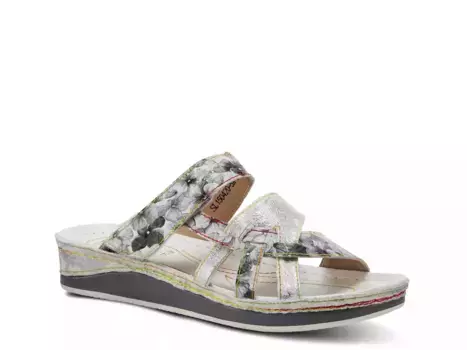 Сандалии Caiman Platform L'Artiste, Silver Multicolor