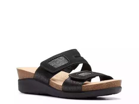Сандалии Calenne Maye на платформе Clarks, Black Nubuck