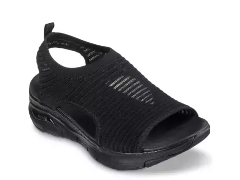 Сандалии Cali Arch Fit Sheer Catch Sandal Skechers, черный