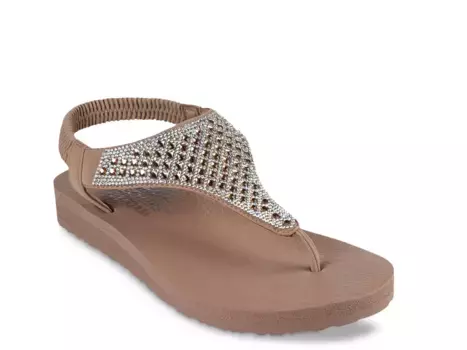 Сандалии Cali Meditation Rockstar Sandal Skechers, серо-коричневый